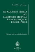 Olszowy-Schlanger |  Les Manuscrits Hebreux Dans l'Angleterre Medievale: Etude Historique Et Paleographique | Buch |  Sack Fachmedien