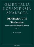Cauville |  Dendara V-VI. Les Cryptes Du Temple d'Hathor. Vol. I: Traduction | Buch |  Sack Fachmedien
