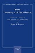 Thomson |  Hamam. Commentary on the Book of Proverbs: 'edition of the Armenian Text, English Translation, Notes and Introduction' | Buch |  Sack Fachmedien