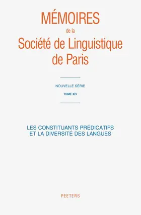  Les Constituants Predicatifs Et la Diversite Des Langues | Buch |  Sack Fachmedien
