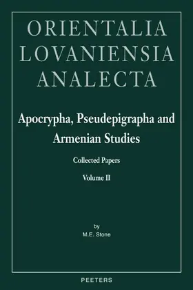 Stone |  Apocrypha, Pseudepigrapha and Armenian Studies. Collected Papers: Volume II | Buch |  Sack Fachmedien