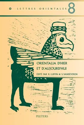 Luffin / Vanseveren |  Orientalia d'Hier Et d'Aujourd'hui | Buch |  Sack Fachmedien