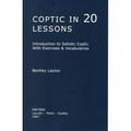 Layton |  Coptic in 20 Lessons: Introduction to Sahidic Coptic with Exercises & Vocabularies | Buch |  Sack Fachmedien