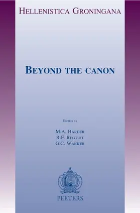 Regtuit / Harder / Wakker | Beyond the Canon | Buch | 978-90-429-1813-9 | www.sack.de