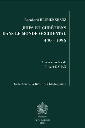 Blumenkranz |  Juifs Et Chretiens Dans Le Monde Occidental 430-1096 | Buch |  Sack Fachmedien