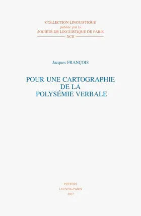 Francois / François |  Pour Une Cartographie de la Polysemie Verbale | Buch |  Sack Fachmedien