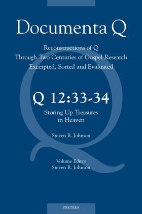 Johnson | Q12: 33-34. Storing Up Treasures in Heaven | Buch | 978-90-429-1949-5 | sack.de