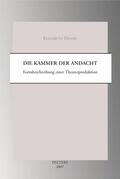 Hense |  Die Kammer Der Andacht: Formbeschreibung Einer Theaterproduktion | Buch |  Sack Fachmedien
