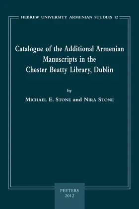  Catalogue of the Additional Armenian Manuscripts in the Chester Beatty Library, Dublin | Buch |  Sack Fachmedien