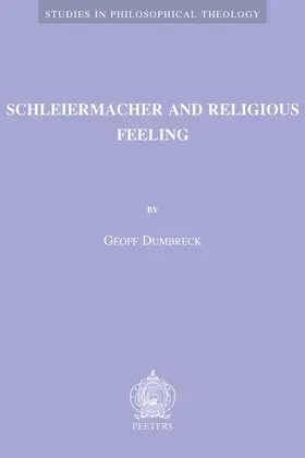 Dumbreck |  Schleiermacher and Religious Feeling | Buch |  Sack Fachmedien