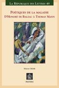 Geiger |  Poetiques de la Maladie: D'Honore de Balzac a Thomas Mann | Buch |  Sack Fachmedien