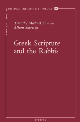 Law / Salvesen |  Greek Scripture and the Rabbis | Buch |  Sack Fachmedien