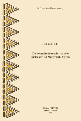Dallet |  Dictionnaire Francais-Kabyle. Parler Des at Mangellat (Algerie) | Buch |  Sack Fachmedien