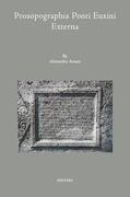 Avram |  Prosopographia Ponti Euxini Externa | Buch |  Sack Fachmedien