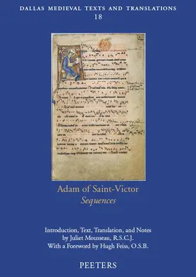 Mousseau | Adam of Saint-Victor, Sequences | Buch | 978-90-429-2895-4 | sack.de