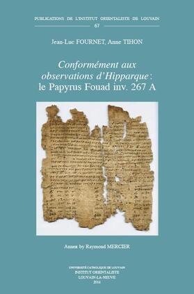 Fournet / Tihon | Conformement Aux Observations d'Hipparque: Le Papyrus Fouad Inv. 267 a | Buch | 978-90-429-3021-6 | sack.de