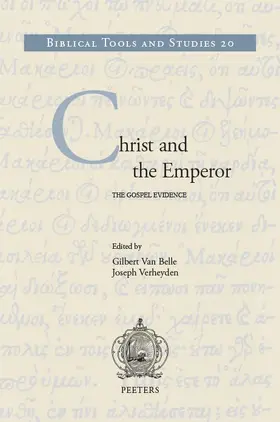 Van Belle / Verheyden |  Christ and the Emperor: The Gospel Evidence | Buch |  Sack Fachmedien