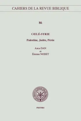 Dan / Nodet |  FRE-COELE-SYRIE | Buch |  Sack Fachmedien