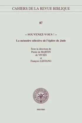 De Martin De Vivies / Lestang |  Souvenez-Vous! La Memoire Selective de l'Epitre de Jude | Buch |  Sack Fachmedien