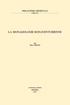 Ozilou | Ma Monadologie Bonaventurienne | Buch | 978-90-429-3549-5 | www.sack.de