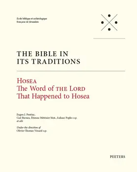 Barnea / Pentiuc / Metenier |  Hosea: The Word of the Lord That Happened to Hosea | Buch |  Sack Fachmedien