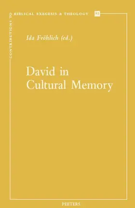Frohlich / Fröhlich |  David in Cultural Memory | Buch |  Sack Fachmedien