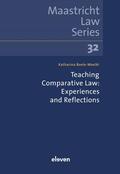 Boele-Woelki |  Teaching Comparative Law: Experiences and Reflections | Buch |  Sack Fachmedien