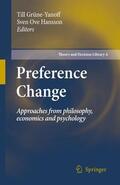 Grüne-Yanoff / Hansson |  Preference Change | Buch |  Sack Fachmedien