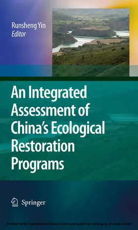 Yin | An Integrated Assessment of China’s Ecological Restoration Programs | E-Book | sack.de