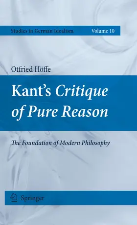Höffe |  Kant's Critique of Pure Reason | eBook | Sack Fachmedien