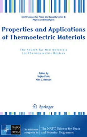 Zlatic / Hewson |  Properties and Applications of Thermoelectric Materials | eBook | Sack Fachmedien