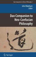 Makeham |  Dao Companion to Neo-Confucian Philosophy | eBook | Sack Fachmedien