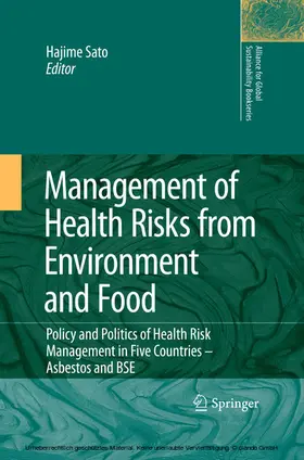 Sato |  Management of Health Risks from Environment and Food | eBook | Sack Fachmedien