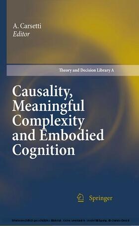 Carsetti | Causality, Meaningful Complexity and Embodied Cognition | E-Book | sack.de