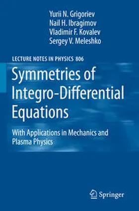 Meleshko / Grigoriev / Ibragimov | Symmetries of Integro-Differential Equations | E-Book | sack.de