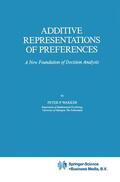 Wakker |  Additive Representations of Preferences | Buch |  Sack Fachmedien