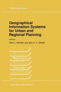 Stillwell / Scholten |  Geographical Information Systems for Urban and Regional Planning | Buch |  Sack Fachmedien