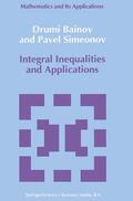 Simeonov / Bainov |  Integral Inequalities and Applications | Buch |  Sack Fachmedien