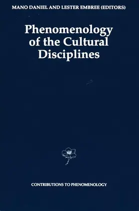 Embree / Daniel |  Phenomenology of the Cultural Disciplines | Buch |  Sack Fachmedien