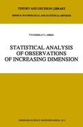 Girko |  Statistical Analysis of Observations of Increasing Dimension | Buch |  Sack Fachmedien