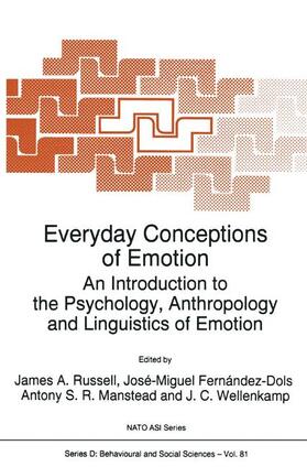 Russell / Wellenkamp / Fernández-Dols |  Everyday Conceptions of Emotion | Buch |  Sack Fachmedien