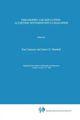 Marshall / Smeyers |  Philosophy and Education: | Buch |  Sack Fachmedien