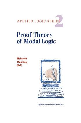 Wansing | Proof Theory of Modal Logic | Buch | 978-90-481-4720-5 | sack.de