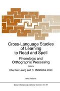 Joshi / Leong |  Cross-Language Studies of Learning to Read and Spell: | Buch |  Sack Fachmedien