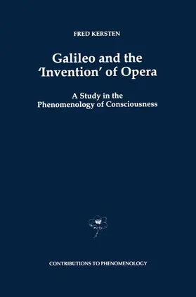 Kersten |  Galileo and the 'Invention' of Opera | Buch |  Sack Fachmedien