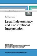 Moreso |  Legal Indeterminacy and Constitutional Interpretation | Buch |  Sack Fachmedien