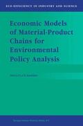 Kandelaars |  Economic Models of Material-Product Chains for Environmental Policy Analysis | Buch |  Sack Fachmedien