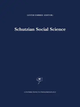 Embree |  Schutzian Social Science | Buch |  Sack Fachmedien