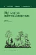 von Gadow |  Risk Analysis in Forest Management | Buch |  Sack Fachmedien