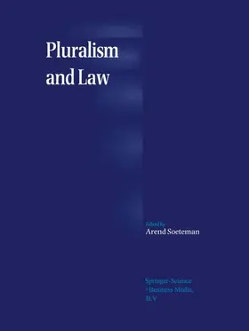 Soeteman | Pluralism and Law | Buch | 978-90-481-5722-8 | sack.de